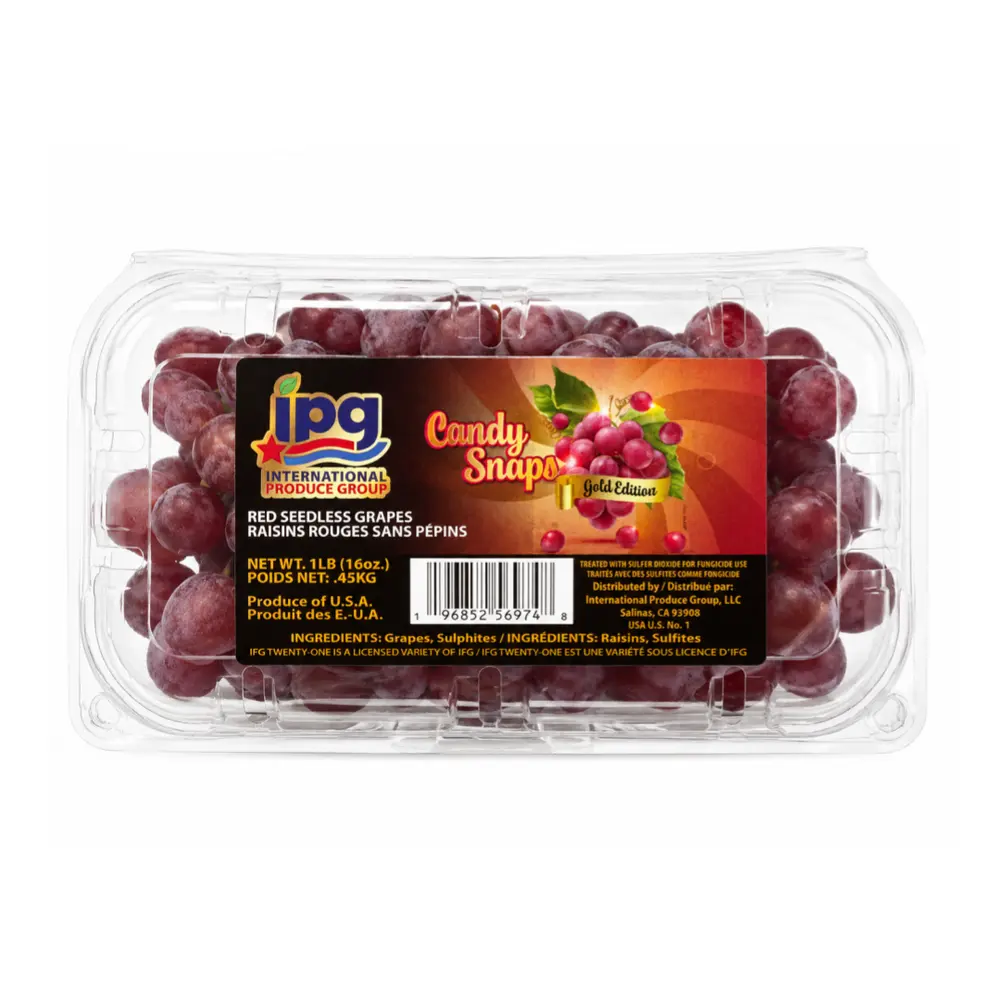 Nho Đỏ Kẹo Mỹ - Candy Snaps - US Red Seedless Grapes (450g) - IPG